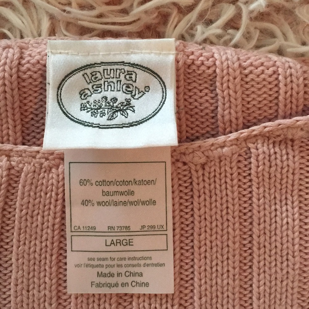 👚VTG LAURA ASHLEY knit sweater - Picture 7 of 9